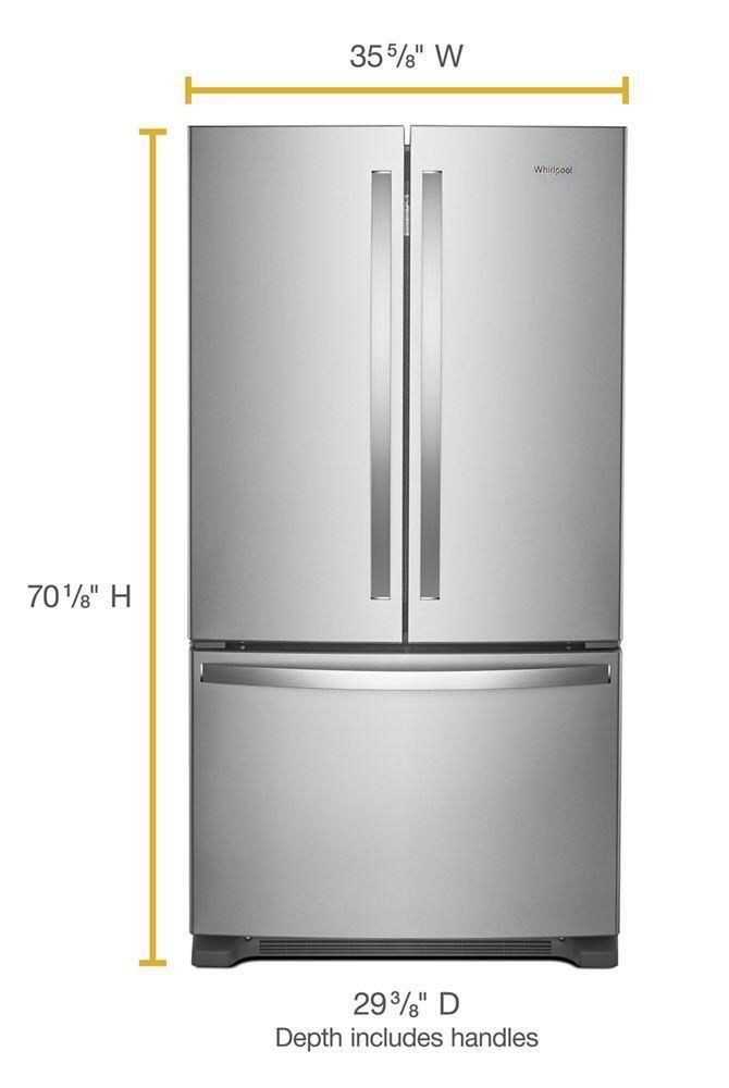 Whirlpool Stainless Steel Refrigerator - WRF540CWHZ